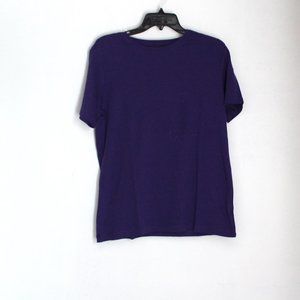 Falls Creek Purple Short Sleeved T Shirt Knit Top Size M NWT